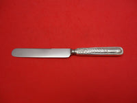 Antique Engraved Flowers by Tiffany & Co. Sterling Silver Dinner Knife Blunt 10"