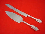 Your Choice! Sterling Silver Wedding Cake Knife & Server Set 2pc Gift