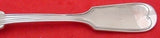 Fiddle Thread by Frank Smith Sterling Silver Iced Tea Spoon 7 1/4" Vintage