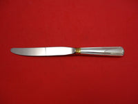 Embassy Scroll Gold by Lunt Sterling Silver Dinner Knife Modern 9 1/4"