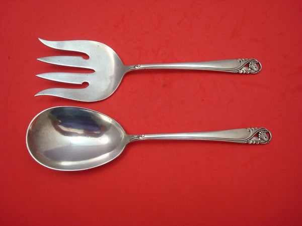 Spring Glory by International Sterling Silver Salad Serving Set 2pc
