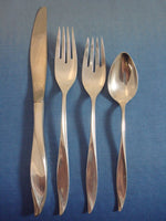 Vivant by Oneida Sterling Silver Flatware Set Service 66 Pieces Modernism Sleek