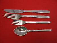 Funkis aka #29 by Evald Nielsen Sterling Silver Dinner Size Place Setting(s) 4pc