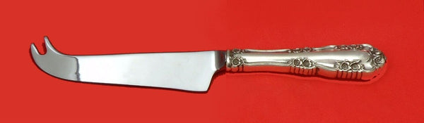 Wild Rose Old by International Sterling Cheese Knife w/Pick HHWS Custom 8 1/4"