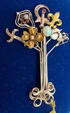 14K & 10K Gold Victorian Stick Pin Collection Brooch (#J636)