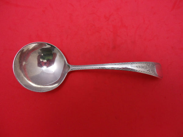 Early American Engraved by Lunt Sterling Silver Gravy Ladle 6 1/4" Serving