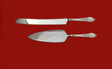 Rose Point by Wallace Sterling Silver Wedding Cake Set Server 2pc HHWS Custom