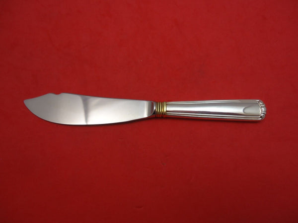Embassy Scroll Gold by Lunt Sterling Silver Master Butter HH 6 3/4"