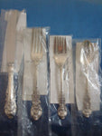 Sir Christopher by Wallace Sterling Silver Flatware Set Service 49 Pieces New