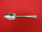 Early American Engraved by Lunt Sterling Silver Serving Spoon 8 5/8" Heirloom