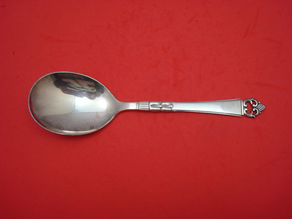 Danish Crown by Frigast Sterling Silver Casserole Spoon Original 8 3/8" Serving