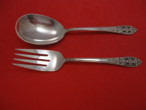 Crown Princess by International Sterling Silver Salad Set All Sterling 9 1/4"