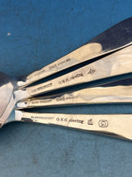 Grenada Gold Old Newbury Crafters Sterling Silver Flatware Set Service 24 pc Din