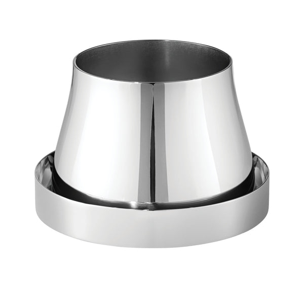 Terra by Georg Jensen Stainless Steel Planter Pot and Saucer, Small - New
