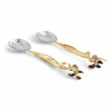 Michael Aram - Black Iris Stainless Steel and Brass Serving Set Gold - 111217