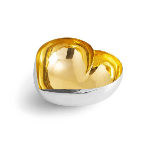 Michael Aram Large Gold Heart Dish Bowl (7.25"L x 6.5"W x 2.75"H) - 132329