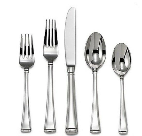 Column by Gorham Stainless Steel Flatware Set for 12 Service 65 piece Brand New