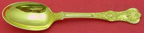 English King Vermeil by Tiffany and Co Sterling Silver Place Soup Spoon 7" Gold