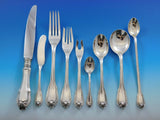 Borgia by Buccellati Italy Sterling Silver Dinner Flatware Set Service 115 pcs