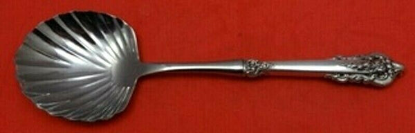 Grande Baroque by Wallace Sterling Silver Berry Spoon HH WS 9 3/4" Silverware