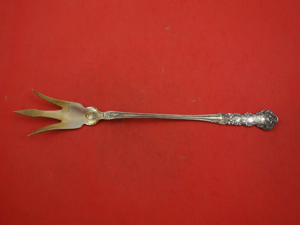 Pansy by International Sterling Silver Lettuce Serving Fork 8 3/4" Vintage
