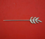 Olle Johanson Sterling Silver Hors D' Oeuvre Pick w/ Leaf 3" Heirloom Silverware