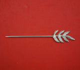 Olle Johanson Sterling Silver Hors D' Oeuvre Pick w/ Leaf 3" Heirloom Silverware
