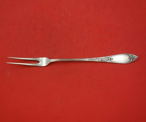 Dragemonster by L. Feumb Norwegian Sterling Silver Cold Cut Fork 2-Tine 7 1/2"
