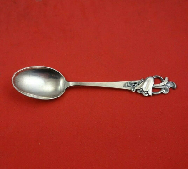 Blue Bells by Th. Marthinsen Norwegian Sterling Silver Coffee Spoon 4 1/2"