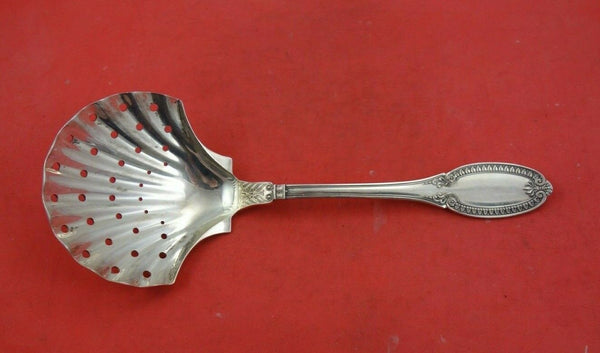 Empire by Buccellati Italian Sterling Silver Pea Spoon Pierced Shell Bowl 8 3/4"