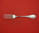 Baguette by Christofle Silverplate Dinner Fork with Medallion on Reverse 8 1/2"