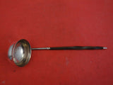 WK English Sterling Silver Toddy Ladle 1830-31 Twisted Horn Baleen Handle 7 1/2"