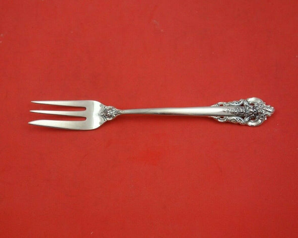 Grande Baroque by Wallace Sterling Silver Pastry Fork / Cake Fork 3-Tine 6 1/4"