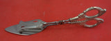 Pastry Ton by Various Sterling Silver Pastry Tongs WS slot pierced 9 7/8"