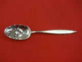 Lace Point by Lunt Sterling Silver Berry Spoon with Fruit in Bowl 8 7/8" Serving