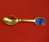 Christmas Spoon by A. Michelsen Danish Sterling Silver Teaspoon 1987 Vermeil