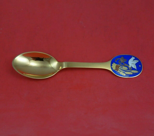 Christmas Spoon by A. Michelsen Danish Sterling Silver Teaspoon 1985 Dove