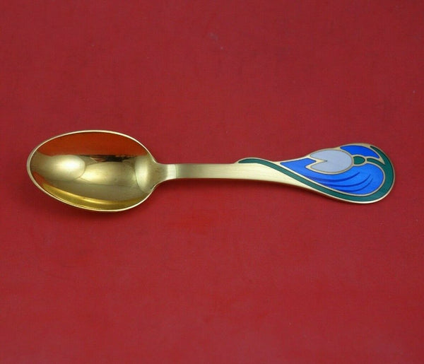 Christmas Spoon by A. Michelsen Danish Sterling Silver Teaspoon 2002 Vermeil