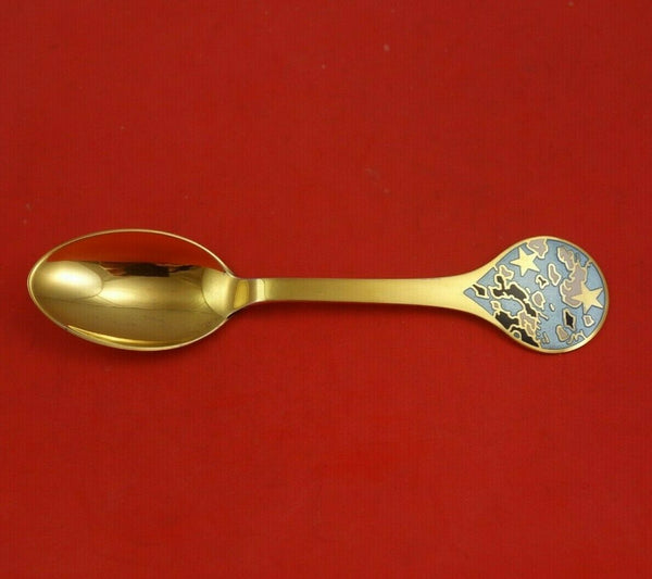 Christmas Spoon by A. Michelsen Danish Sterling Silver Teaspoon 1993 Vermeil