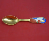 Christmas Spoon by A. Michelsen Danish Sterling Silver Teaspoon 1989 Vermeil
