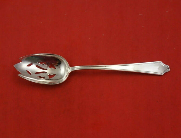 Minuet by International Sterling Silver Serving Spoon Pierced Original 8 3/8"