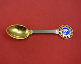 Christmas Spoon by A. Michelsen Danish Sterling Silver Teaspoon 1931 Star w/ Map