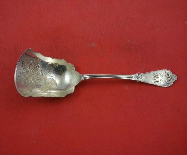Beekman by Tiffany and Co Sterling Silver Berry Scoop BC Strawberries in Bowl 9"