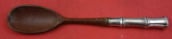 Bamboo by Tiffany and Co Sterling Silver Salad Serving Spoon with Wood 10 1/4"