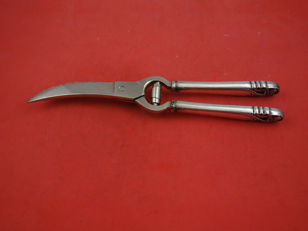 Spring Glory by International Sterling Silver Poultry Shears 10 3/8" Vintage
