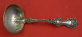 Pompadour by Whiting Sterling Silver Gravy Ladle fancy bowl 7 1/2"