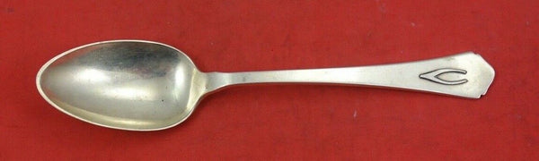 Antique by Wallace Sterling Silver Teaspoon w/ applied mono "V" 6"