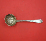 English Georgian Sterling Silver Sugar Sifter Ladle Hand Chased London 1813
