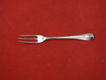 Georgian English Sterling Silver Dinner Fork Engraved Griffin / Lion 7 1/2"