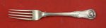 English Georgian Sterling Silver Dinner Fork 1819 london  8 1/4"
